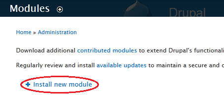 How to Install Drupal Modules