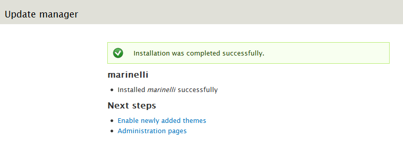 Installing Drupal Themes